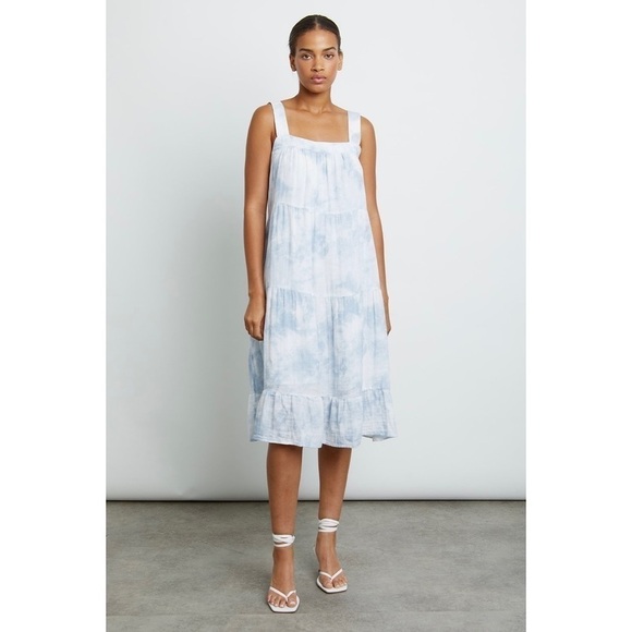 Rails Amaya Dress in Cascade Tie Dye cotton size XS - Picture 3 of 13